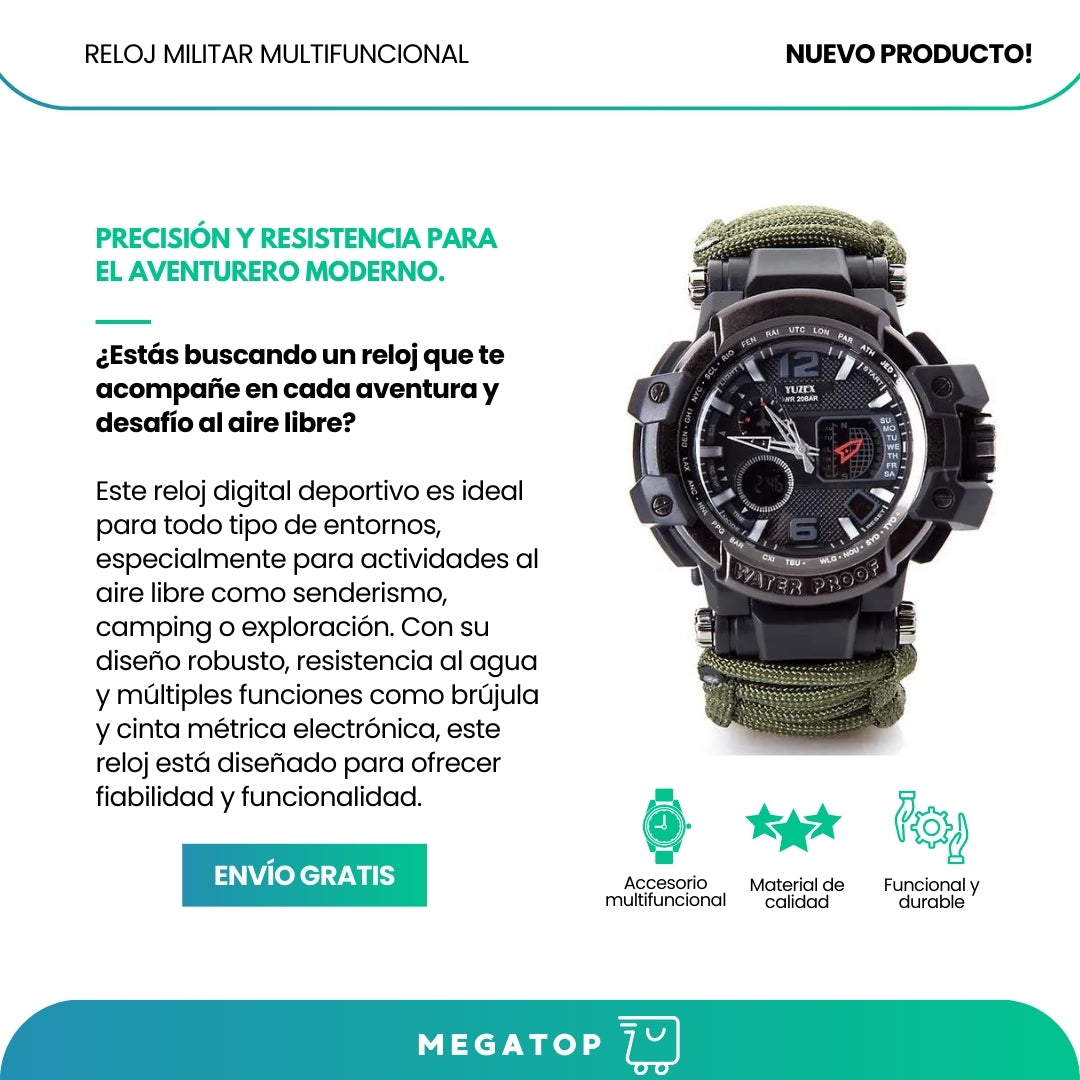 Ranger G3: Reloj Militar Multifuncional