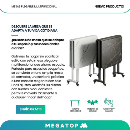 FlexiTable: Mesas plegable multifuncional