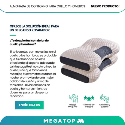 MassageRest: Almohada para Cuello