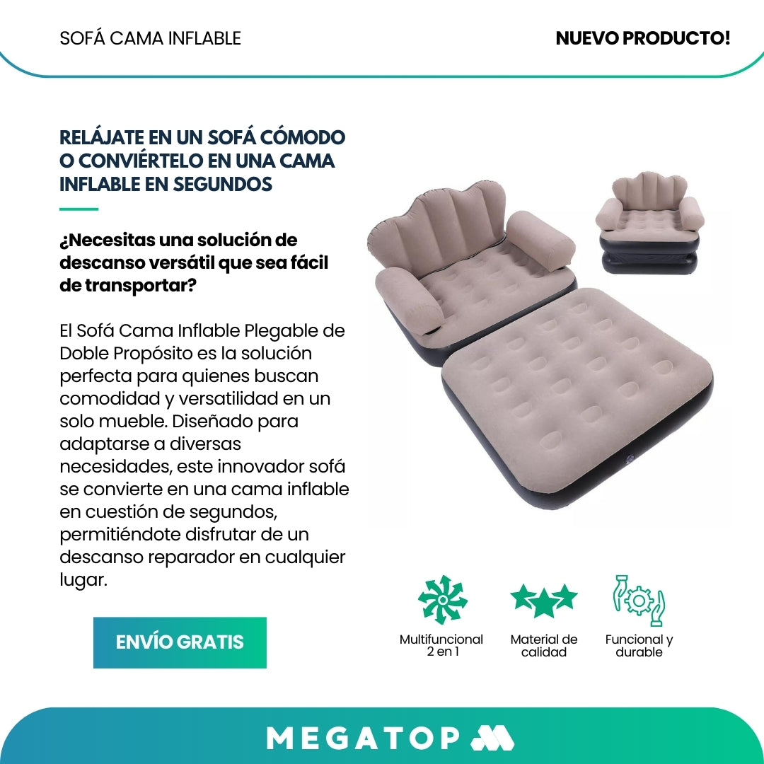 DualRest: Sofá cama inflable