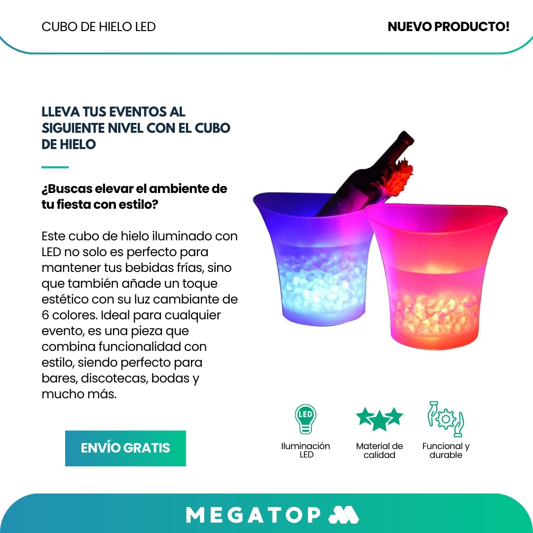 IceLuxe: Cubo de hielo LED