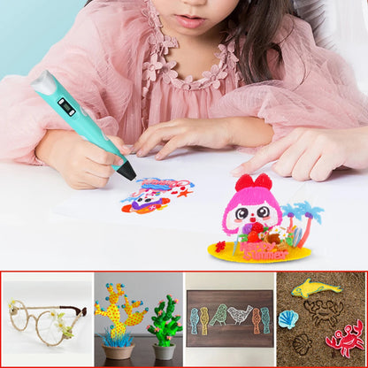 CreativeDoodle 3D Pen: Bolígrafo de Impresión 3D Mejorado - Para Dibujar y Crear en 3D