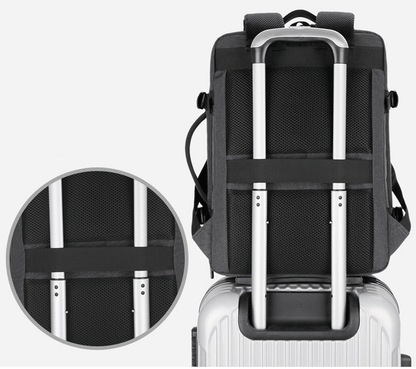 Mochila ARWANG®: Mochila de Viaje y Negocios para Hombre con USB