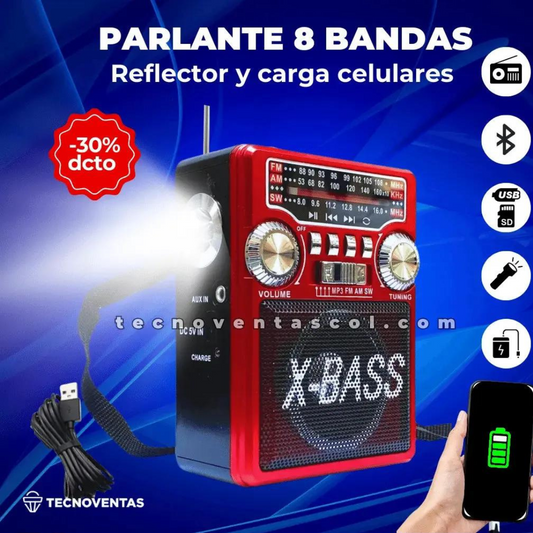 RadioParlante 8 bandas Xtreme™️