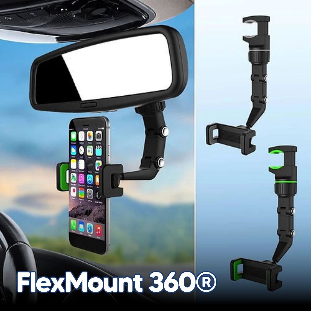 FlexMount 360®: Soporte de Teléfono para Auto