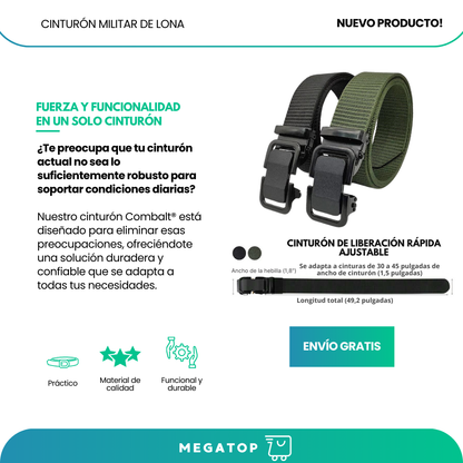 Cinturón Combat Belt: Compre 1 Llévese 1 GRATIS