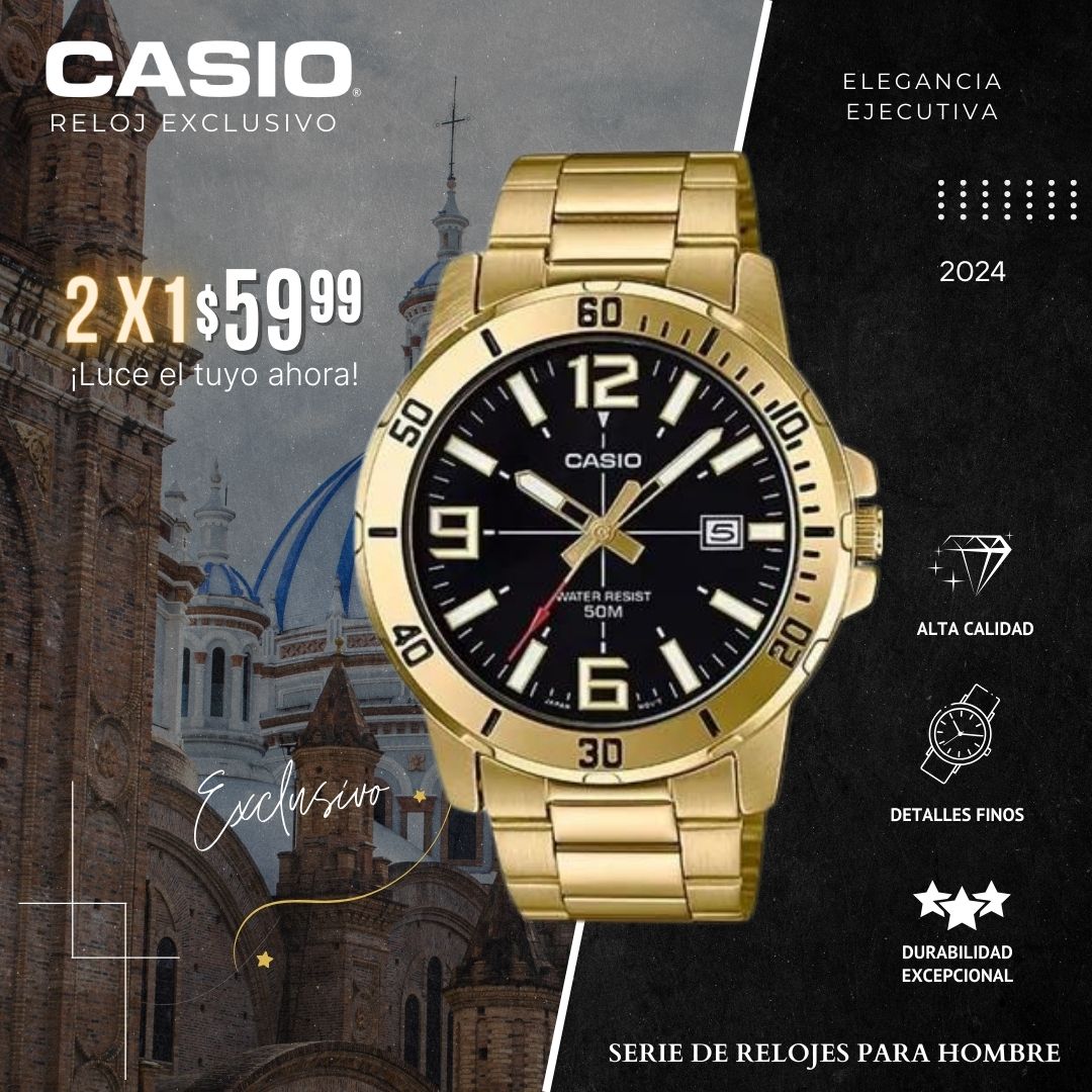 Reloj Casio® COMPRA 1 RECIBE 1 GRATIS