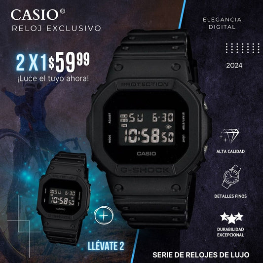 Casio G-Shock®: COMPRA 1 RECIBE 1 GRATIS