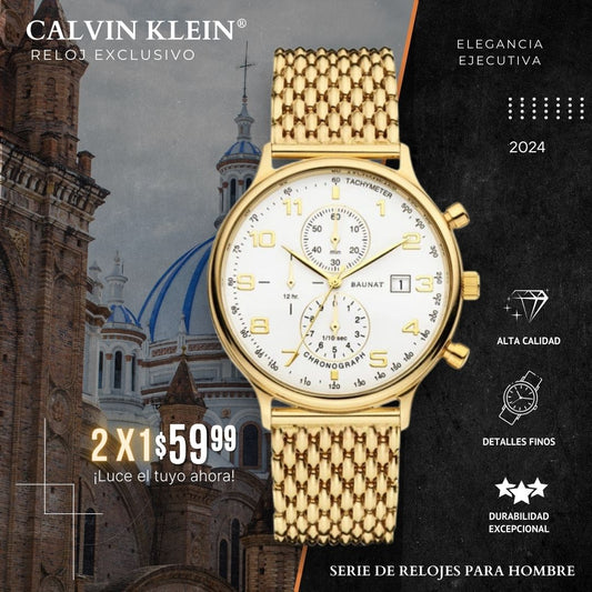 Calvin Klein®: Reloj Exclusivo 2X1