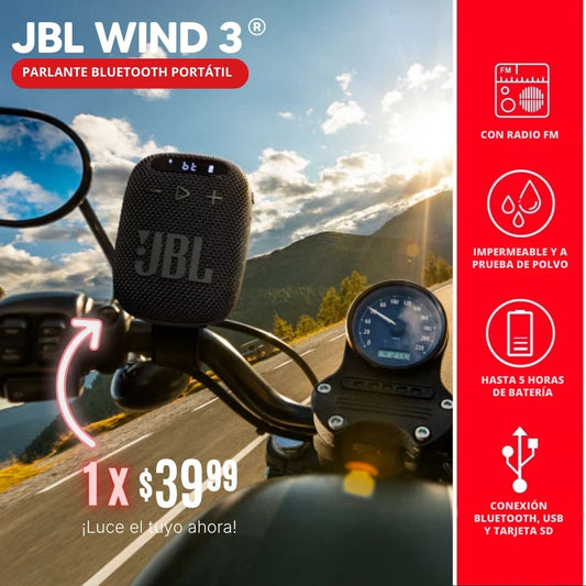 JBL WIND 3®: Parlante Bluetooth